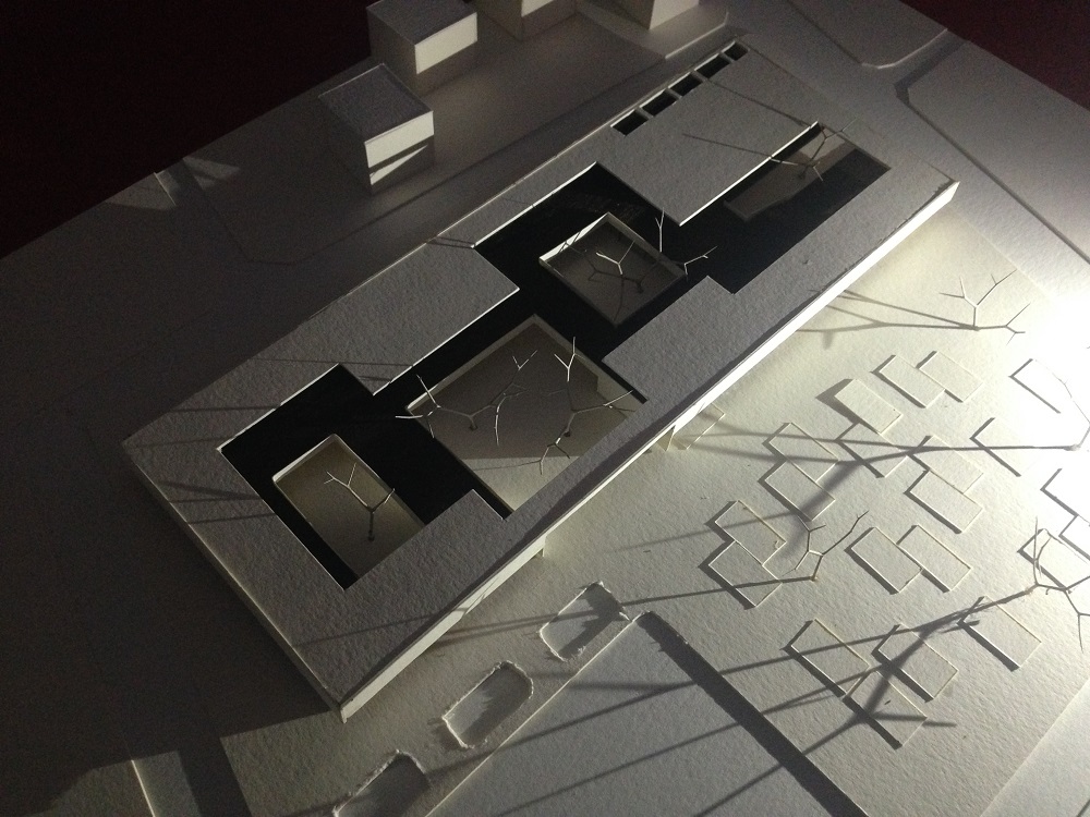 miniatur-dorfmodell