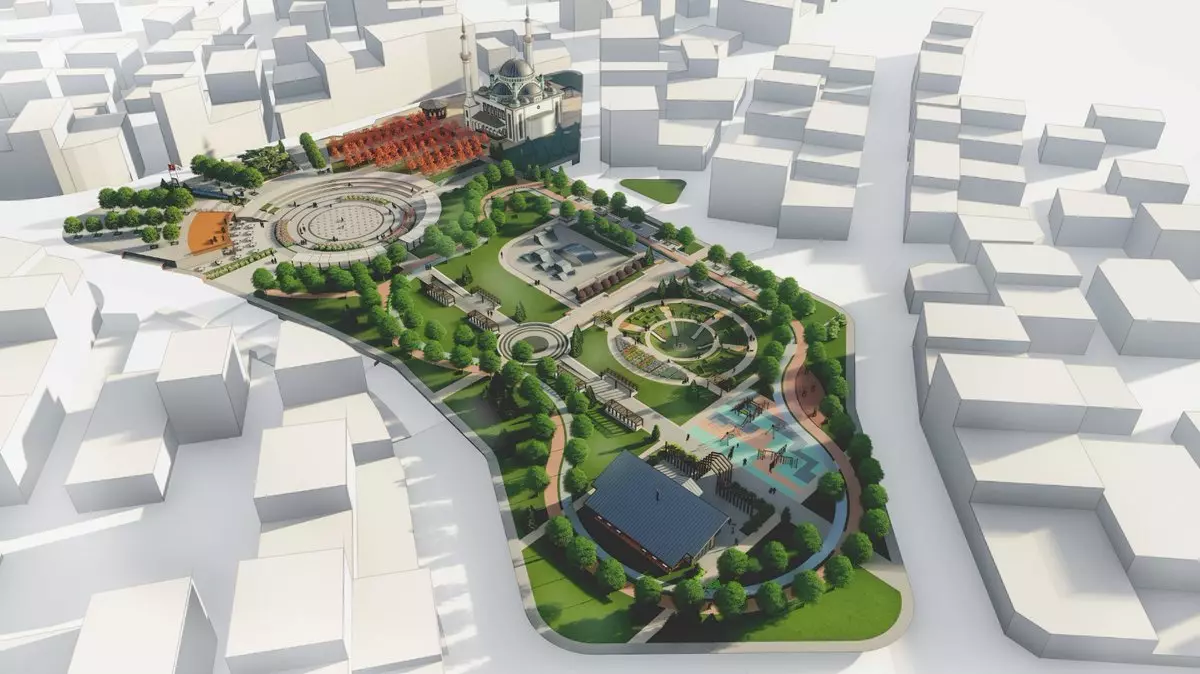 Städtebauliches Planungsmodell