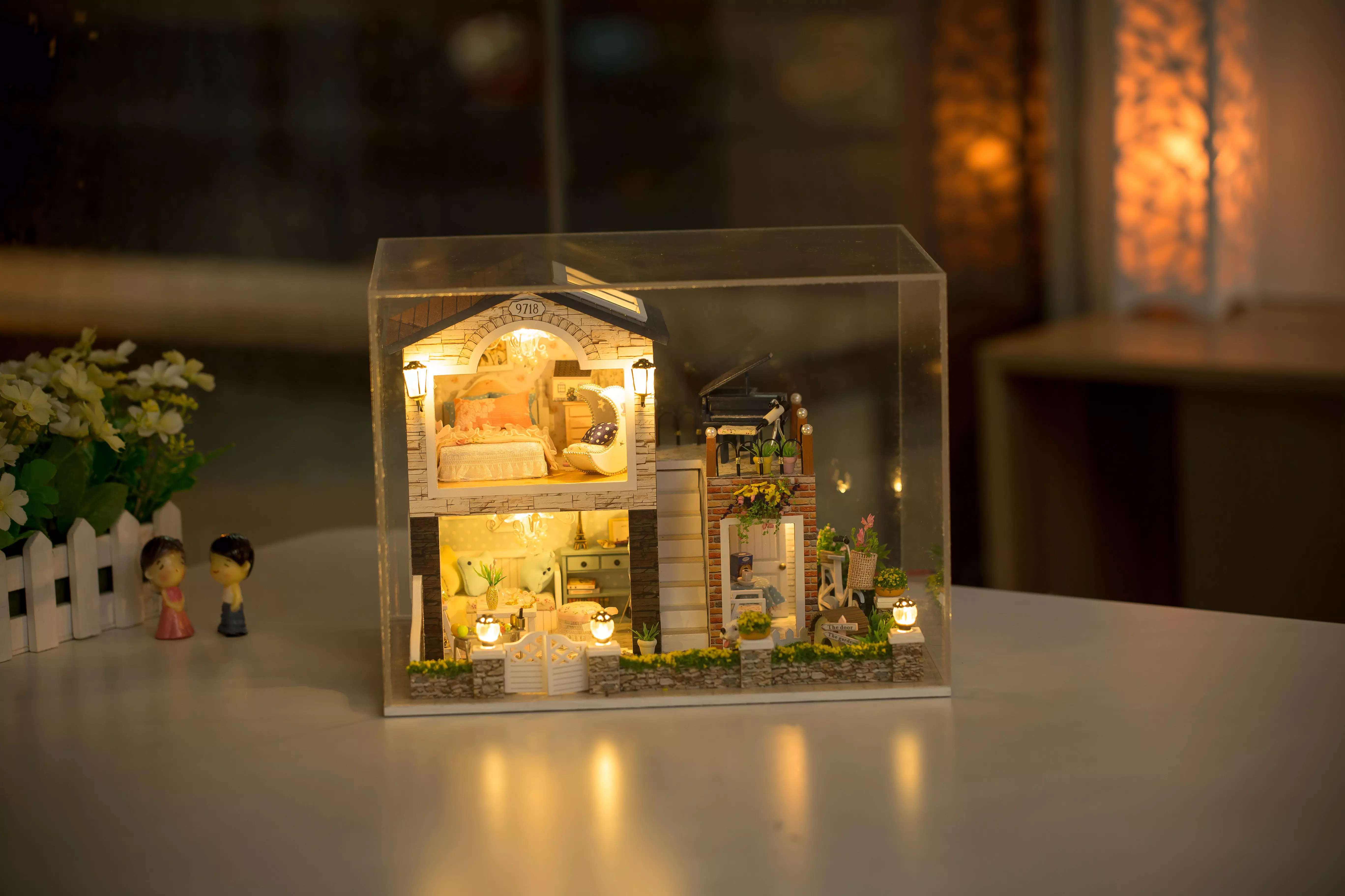 Modellbauunternehmen Modellpreise Unternehmen, die Modelle herstellen Beleuchtetes Modell 3D-Architekturmodell