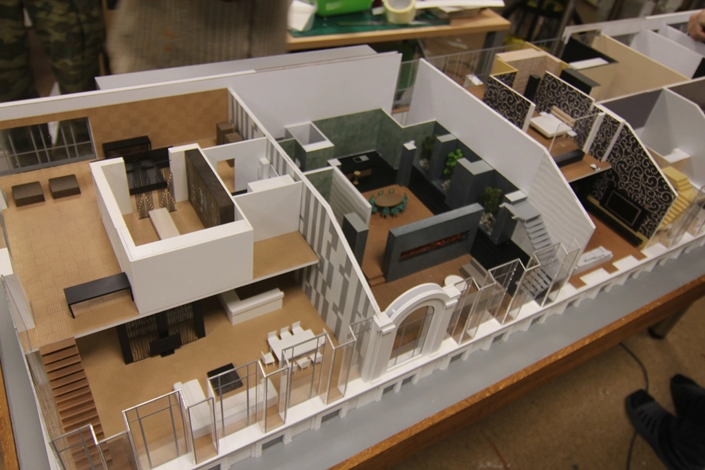 Innenarchitektur-Modellbau
