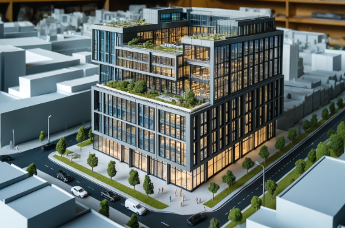 Hochwertiger Architektur Modellbau von Ari Modellbau in Ludwigshafen.