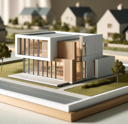 Architektonisches Modell, erstellt von Ari Modellbau in Mannheim.