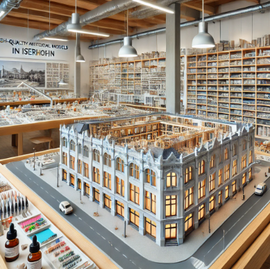 Hochwertiges architektonisches Modell von Ari Modellbau in Iserlohn.