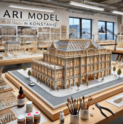 Detailreiches Modell von Ari Modellbau in Konstanz.