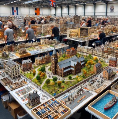 Messe Berlin Modellbau zeigt detaillierte und kunstvolle Modellbauarbeiten.