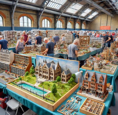 Messe Stuttgart Modellbau zeigt detaillierte und kunstvolle Modelle.