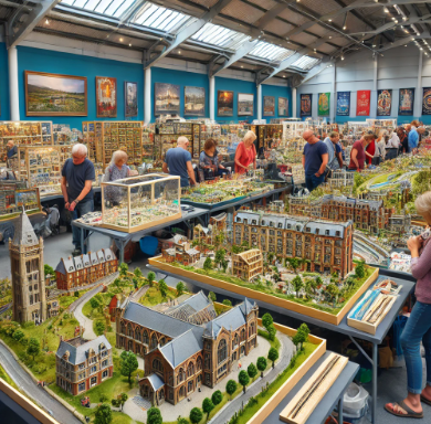 Messe Bremen Modellbau zeigt detaillierte und kunstvolle Modelle.