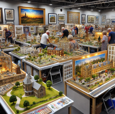 Messe Dresden Modellbau zeigt detaillierte und kunstvolle Modelle.