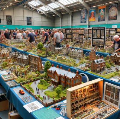Messe Hannover Modellbau zeigt detaillierte und kunstvolle Modelle.