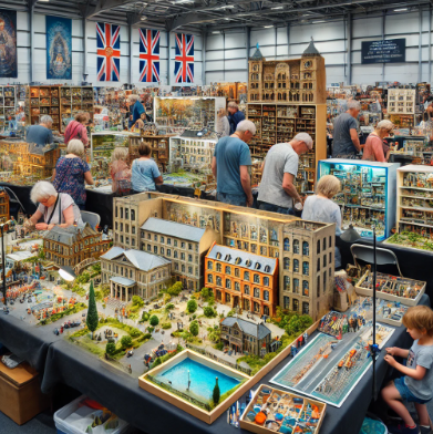Messe Duisburg Modellbau zeigt detaillierte und kunstvolle Modelle.