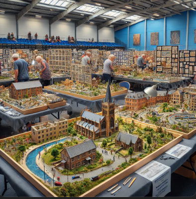 Messe Mannheim Modellbau zeigt detaillierte und kunstvolle Modelle.