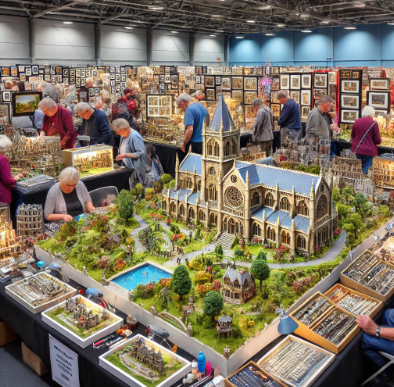 Messe Karlsruhe Modellbau zeigt detaillierte und kunstvolle Modelle.