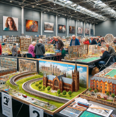 Detaillierte und künstlerische Modellbau-Ausstellungen auf der Messe Aachen Modellbau.