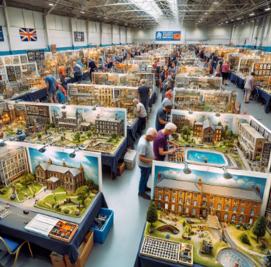 Detaillierte und künstlerische Ausstellungen auf der Messe Mönchengladbach Modellbau.