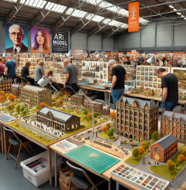 Detailreiche Modelle von Ari Modellbau auf der Messe Saarbrücken Modellbau.