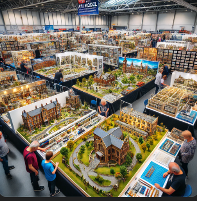 Ausstellung auf der Messe Ludwigshafen am Rhein Modellbau mit den Kreationen von Ari Modellbau.