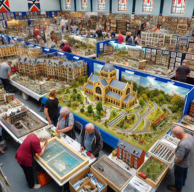 Modelle auf der Messe Leverkusen Modellbau ausgestellt.