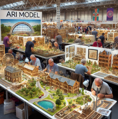 Detaillierte Modelle auf der Messe Solingen Modellbau, präsentiert von Ari Modellbau.
