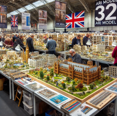 Detaillierte Modelle von Ari Modellbau auf der Messe Heidelberg Modellbau.