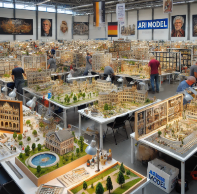 Messe Pforzheim Modellbau mit beeindruckenden Modellen von Ari Modellbau.