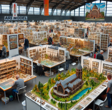 Detaillierte Modelle von Ari Modellbau auf der Messe Trier Modellbau.