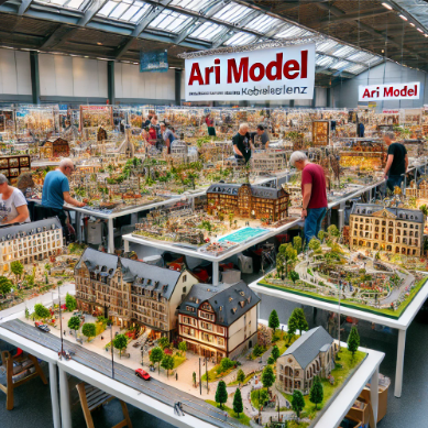 Ari Modellbau präsentiert auf der Messe Koblenz Modellbau detailreiche Modelle.
