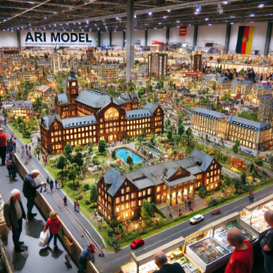 Detaillierte Modelle von Ari Modellbau auf der Messe Witten Modellbau.
