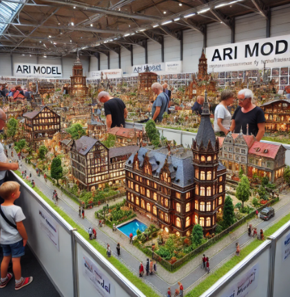 Ari Modellbau präsentiert detailreiche Modelle auf der Messe Lüneburg Modellbau.