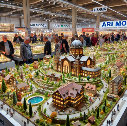 Ein beeindruckendes Modell von Ari Modellbau auf der Messe Hanau Modellbau.