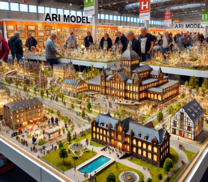 Detailreiche Modelle von Ari Modellbau auf der Messe Worms Modellbau.