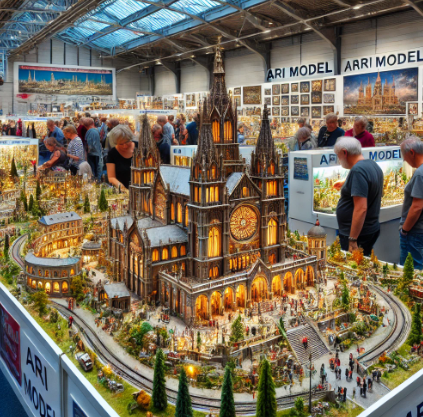 Detaillierte Modellpräsentation von Ari Modellbau auf der Messe Minden Modellbau.