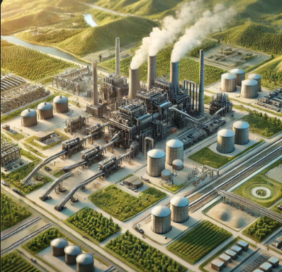 Ein detailliertes Biomasse-Energieanlagenmodell, entworfen von Ari Modellbau, das technische Präzision und nachhaltige Innovation vereint. Perfekt für Energieprojekte, Investorenpräsentationen und Bildungseinrichtungen.