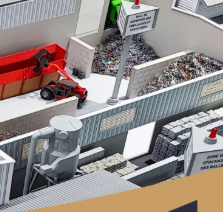 Die Solarbetriebene Zugmaquette, professionell entworfen von ARI Model, ist eine hochdetaillierte und interaktive Darstellung der Schienentechnologie der nächsten Generation, die durch Solarenergie betrieben wird. Diese architektonische Maquette zeig