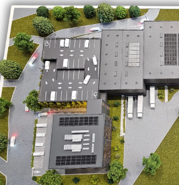 Das Intelligente Fabrik-Energiemanagement-Modell, entwickelt von ARI Model, ist eine hochdetaillierte, interaktive architektonische Simulation von energieeffizienten Produktionsprozessen. Dieses Modell zeigt Echtzeit-Energieüberwachung, KI-gesteuerte