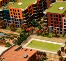 Ein Industrie-Modell der nächsten Generation, das von ARI Model mit nachhaltigen Materialien, KI-Präzision und 3D-Drucktechnologie gefertigt wurde, um architektonische Visionen zum Leben zu erwecken. Dieses Modell repräsentiert die Top-Trends im indu