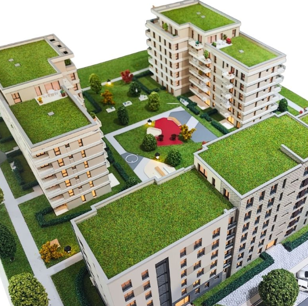 Ein hochpräzises Architekturmodell, exklusiv von ARI Modellbau für Kommunen auf dem Salon des Maires entwickelt. Es zeigt animierte Verwaltungsbereiche, faseroptisch beleuchtete Verkehrsflüsse und modulare Gemeindezentren. Das Modell ist leicht, inte