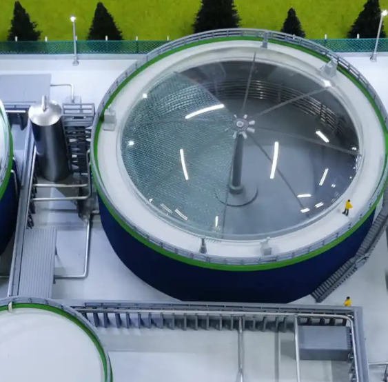 Ein äußerst komplexes, beleuchtetes und animiertes physisches Modell, entwickelt von ARI Modellbau für Aussteller auf der E-world Energy & Water. Durch die Verbindung von ingenieurtechnischer Präzision, dynamischer Lichtchoreografie und realistis