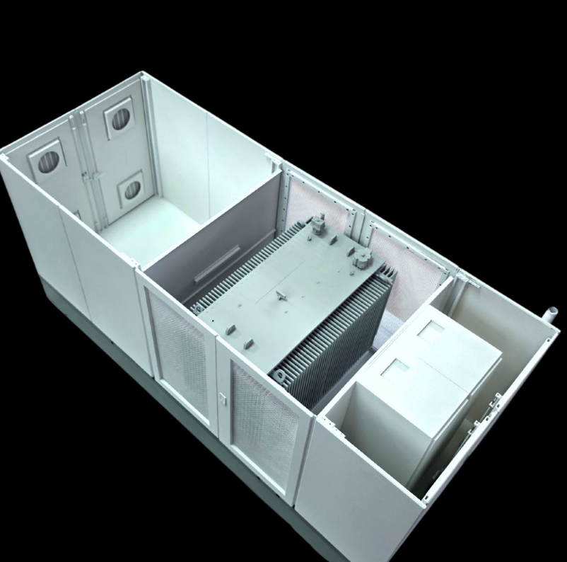 Ein äußerst detailliertes, beleuchtetes und animiertes physisches Modell, gefertigt von ARI Modellbau für Aussteller auf der Energy Storage Europe. Durch die Kombination aus hochwertiger Ingenieurspräzision, synchronisierten Lichteffekten und mechani