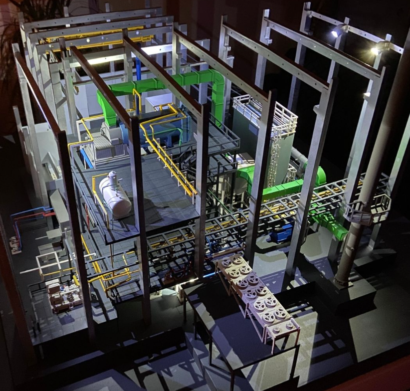 Ein atemberaubend realistisches, beleuchtetes und animiertes physisches Modell, entwickelt von ARI Modellbau für Aussteller der Smart Energies Expo. Mit Ingenieurspräzision auf Luft- und Raumfahrtniveau, dynamischer Lichtprogrammierung und mechanisch