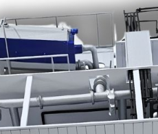 Illuminierte und animierte Modelle von ARI Modellbau für Transport & Logistics Antwerp, die intelligente Logistikzentren, Lagerhäuser, erneuerbare Energieanlagen, Transportinfrastrukturen und moderne Lieferketten darstellen. Mit dynamischen Licht