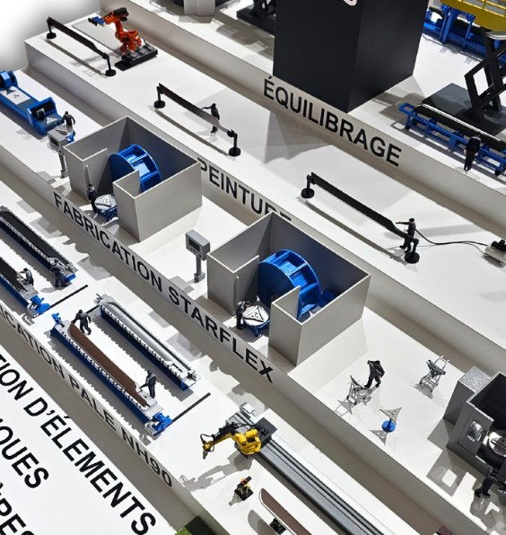 Individuelle physische Modelle von ARI Modellbau für die Realty Summit, darunter urbane Projekte, Wohnkomplexe, Gewerbezentren, Mischnutzungsentwicklungen und Smart-City-Vorhaben. Mit LED-Beleuchtung, animierten Funktionen und modernster Ingenieurste