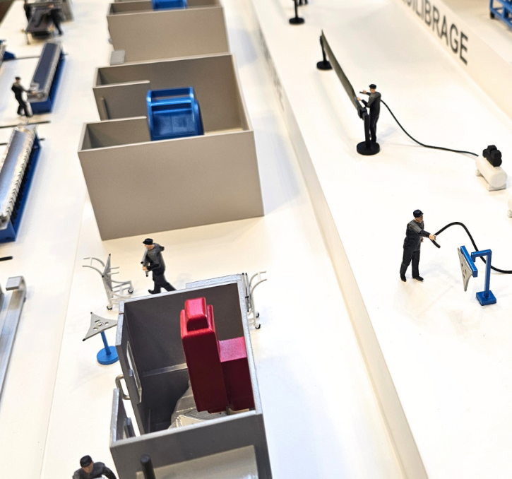 Maßgeschneiderte beleuchtete und animierte Architekturmodelle von ARI Modellbau für die Realty Summit, darunter Wohnanlagen, Stadtzentren, Einkaufszentren, Smart-City-Projekte und gemischt genutzte Entwicklungen. Mit LED-Beleuchtung, interaktiven Fun