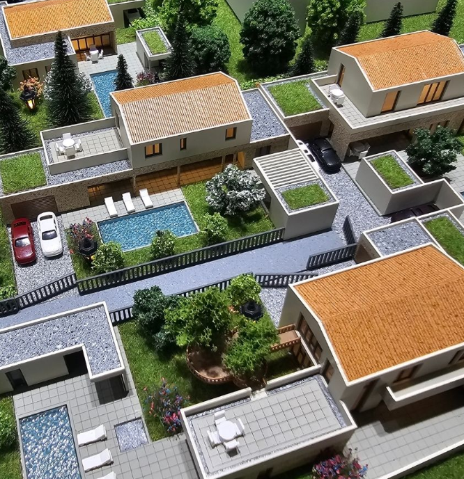 Maßgeschneiderte physische Architekturmodelle von ARI Modellbau für das Real Estate Forum, darunter Wohnprojekte, Gewerbezentren, Smart-City-Konzepte und nachhaltige Mischnutzungsentwicklungen. Mit LED-Beleuchtung, animierten Funktionen und modernste