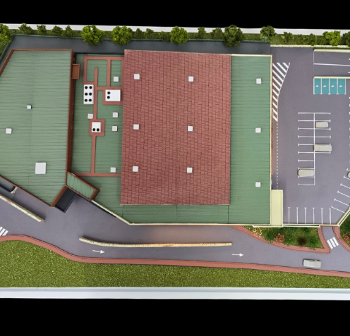 Atemberaubende und detailgetreue physische Modelle von ARI Modellbau für die SIMA, die nachhaltige Agrarkomplexe, Smart-Farm-Lösungen, erneuerbare Energiesysteme, Lebensmittelverarbeitungsanlagen und Logistikzentren veranschaulichen. Durch Beleuchtun