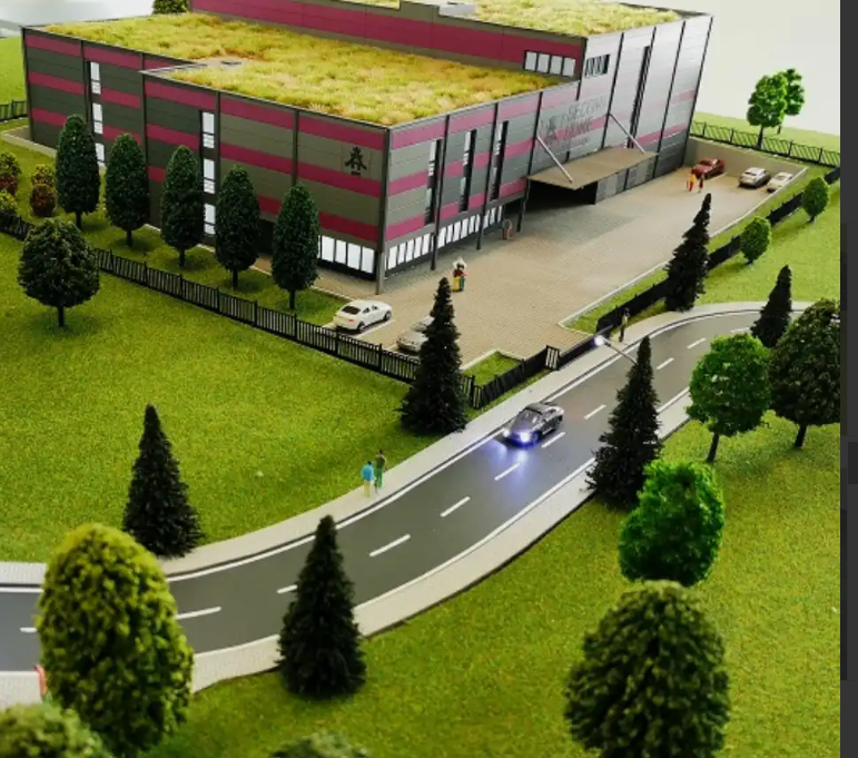 Physische Modelle von ARI Modellbau für die BioFach, darunter Biobauernhöfe, nachhaltige Produktionsanlagen, erneuerbare Energiezentren und umweltfreundliche Agrarinfrastrukturen. Diese interaktiven Messemodelle vereinen präzises Handwerk und innovat