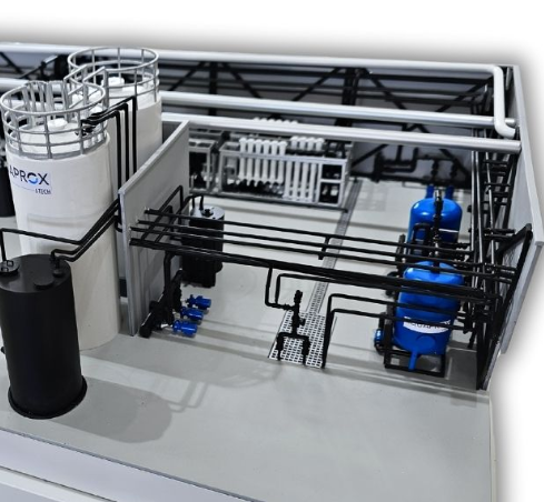 Beleuchtete und animierte Modelle von ARI Modellbau für die Vinitech-Sifel, darunter detailgetreue Weinberge, Weinkeller, Abfüllanlagen und nachhaltige Logistikzentren. Mit Lichteffekten, beweglichen Animationen und präzisen technischen Details ziehe