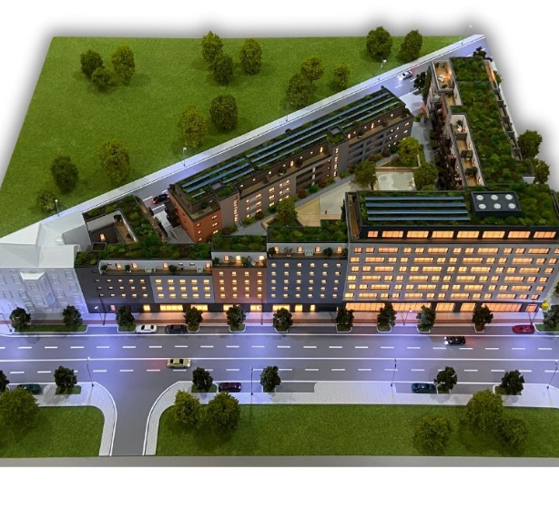 Physische Modelle von ARI Modellbau für EquipHotel, darunter Hotelkomplexe, Innenarchitektur-Konzepte, Spa- und Wellnessbereiche, Restaurantflächen und intelligente Hospitality-Systeme. Mit präziser Detailarbeit, hochwertigen Oberflächen und interakt