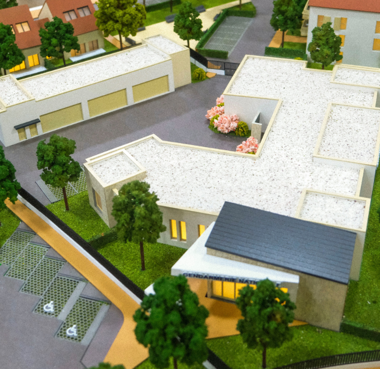 Maßgeschneiderte physische Modelle von ARI Modellbau für die Heimtextil, darunter Textilproduktionszentren, innovative Showroom-Konzepte, umweltfreundliche Materialzentren, hochwertige Innenarchitekturflächen und moderne Verkaufspräsentationen. Mit f