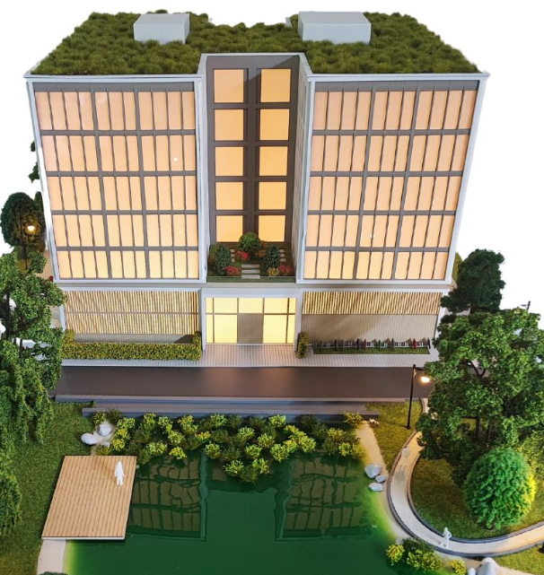 Physische Modelle von ARI Model für die Ambiente, die moderne Produktpräsentationen, Ladenraumkonzepte, nachhaltige Designideen, umweltfreundliche Produktionszentren und urbane Lifestyle-Installationen zeigen. Mit feiner Handwerkskunst, hochwertigen 