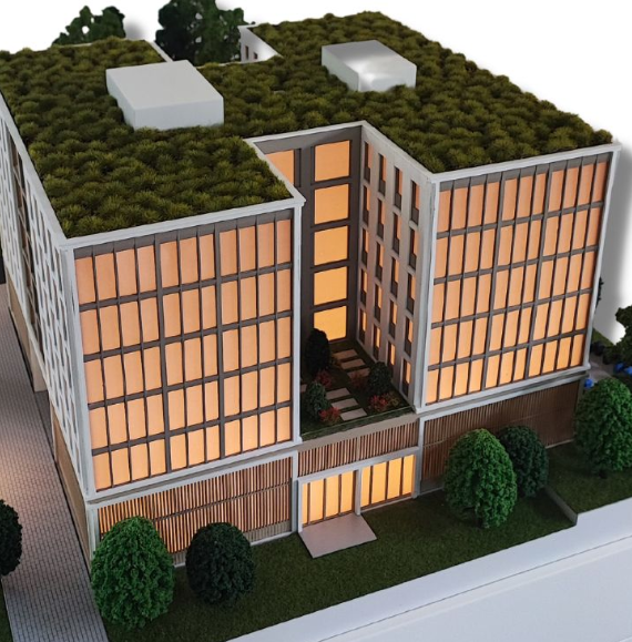 Individuelle beleuchtete und animierte Architekturmodelle von ARI Modellbau für die Living Expo, mit realistischer Beleuchtung, Bewegung und präziser Handwerkskunst. Diese Modelle zeigen moderne Wohnkonzepte, Innenarchitektur und technologische Innov